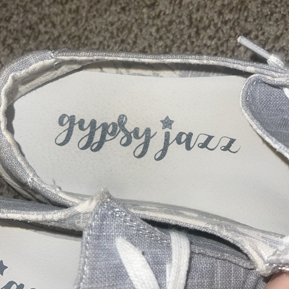 Gypsy Jazz Blue-Gray Slip On Sneaker size 10 - Picture 2 of 5